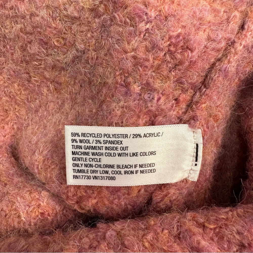 Wild Fable Wool Blend‎ Textured Pink Mini Skirt - Picture 6 of 6